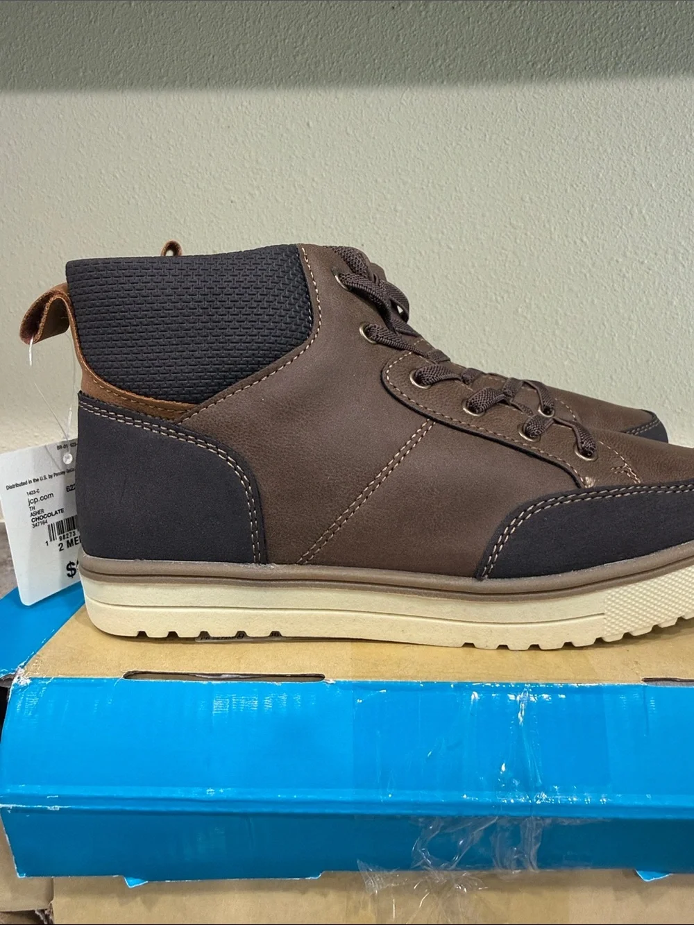 Thrasher Chocolate Kids' High-Top Lace-Up Boot